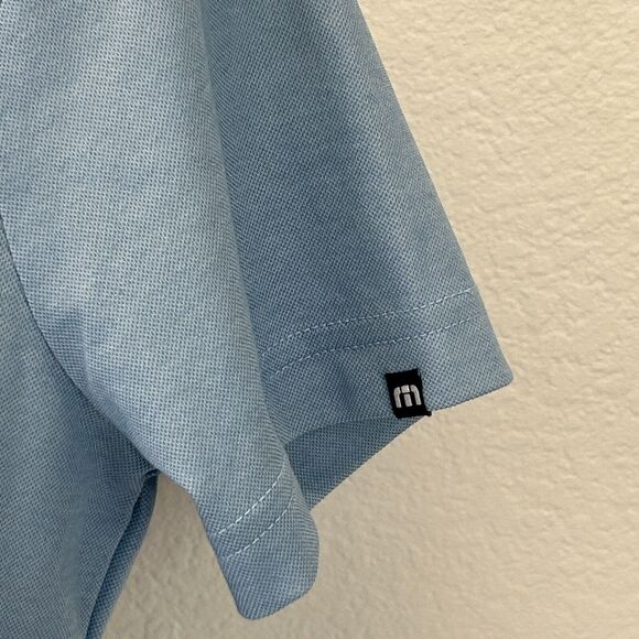 Travis Mathew Patron Tequila Golf Polo Shirt Womens Small Golfer Golfing Blue - Picture 5 of 11